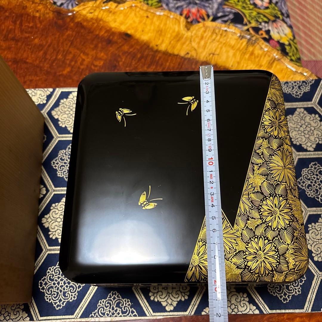 二役堂製 金箔装飾 重箱