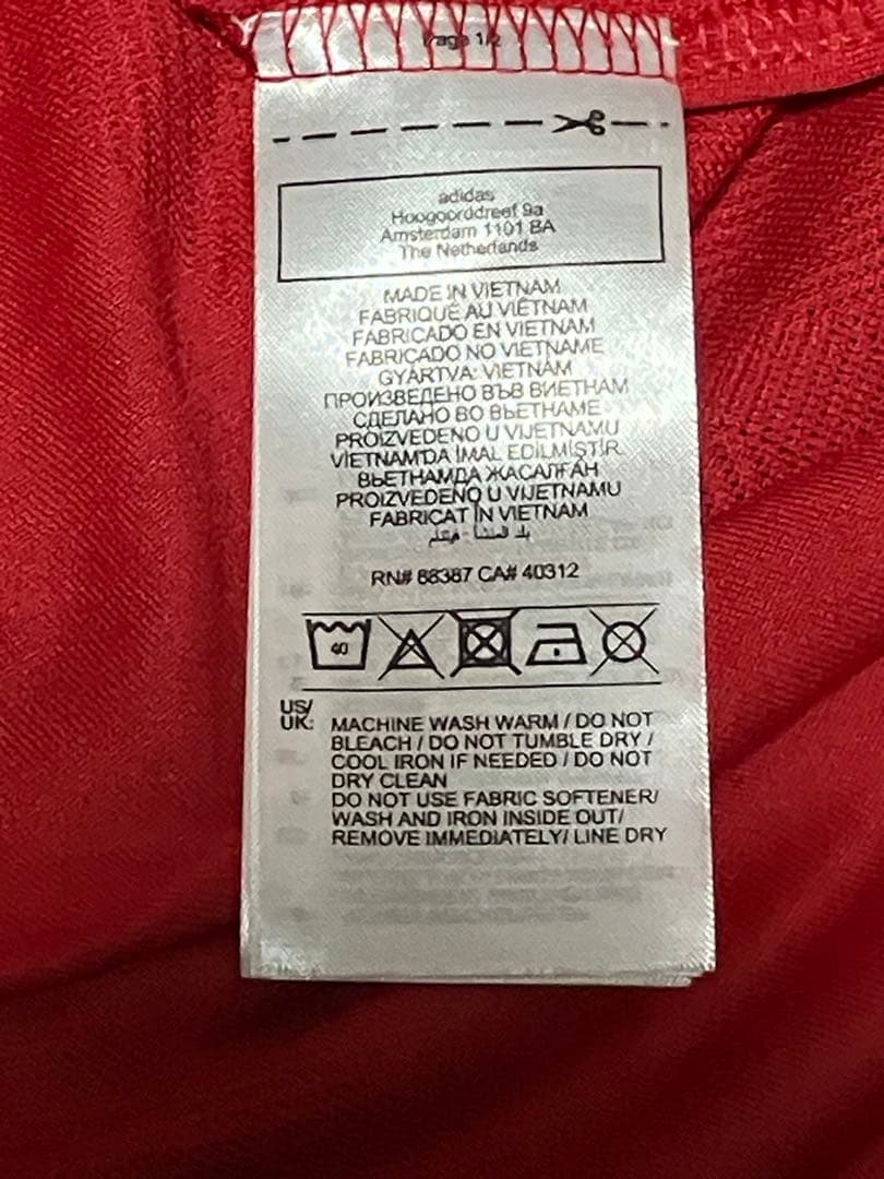 ロナウド　マンU オーセンティックユニ　CL仕様　Sサイズ