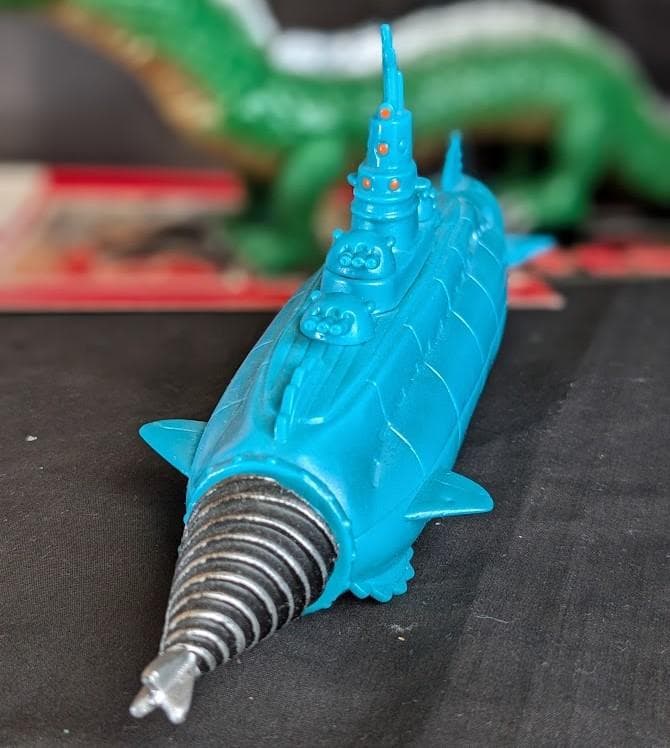 「海底軍艦」マンダ（マーミット）＆轟天号（マルサン電撃）ソフビ２体セット