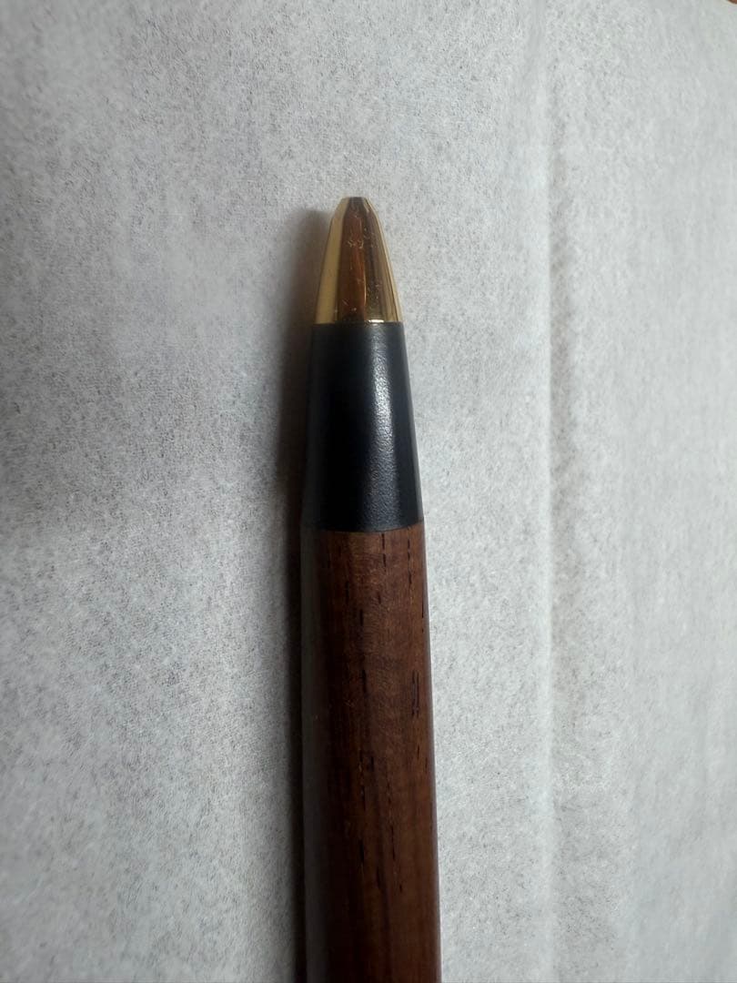 野原工芸　シタン　シャープペンシル　固定式先金付き　ゴールド