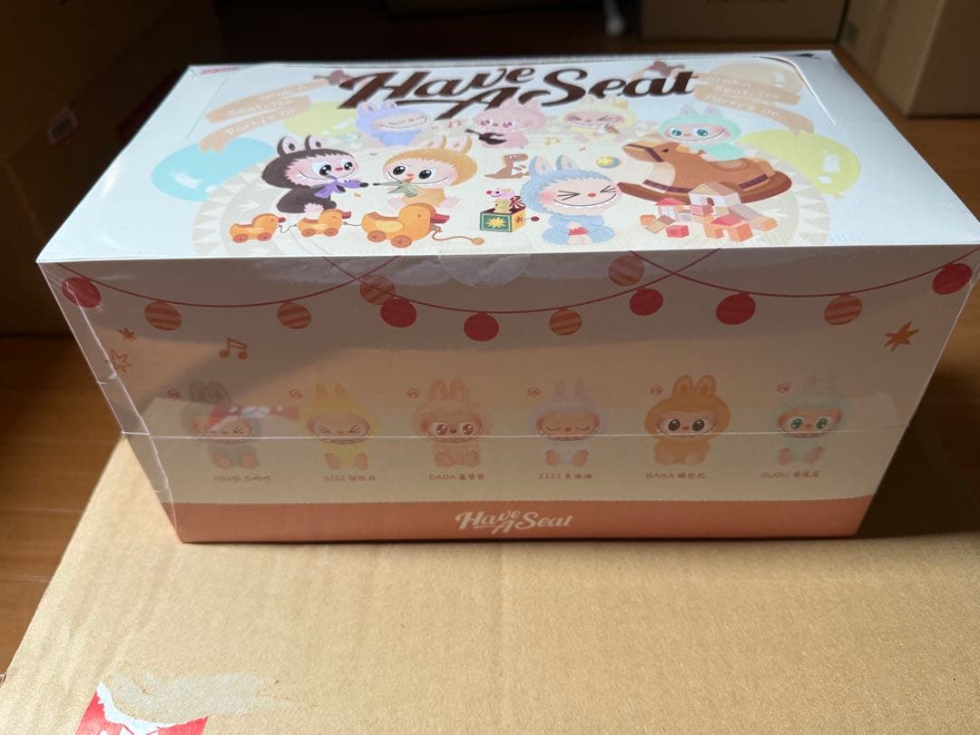 LABUBU POP MART Have A Seat ぬいぐるみセット1box