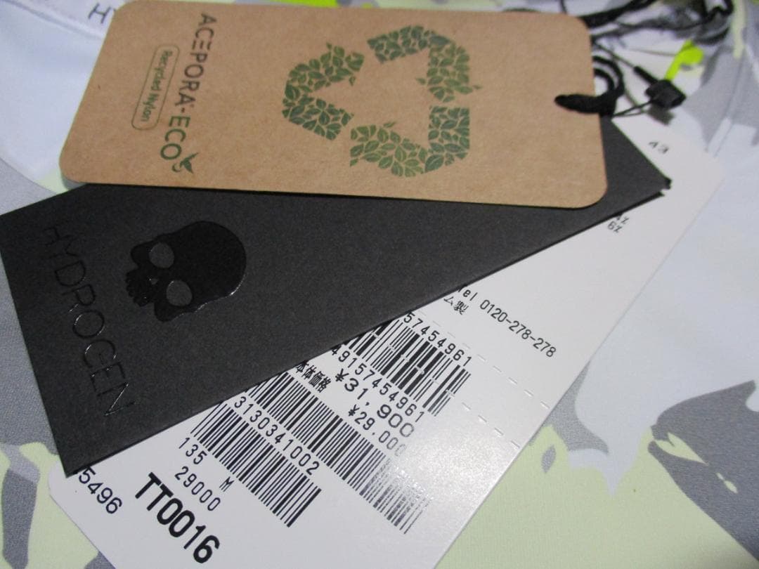 【ハイドロゲン・テニス】ブラッシュ・カモ・テックＴシャツ★未使用★M★送料無料