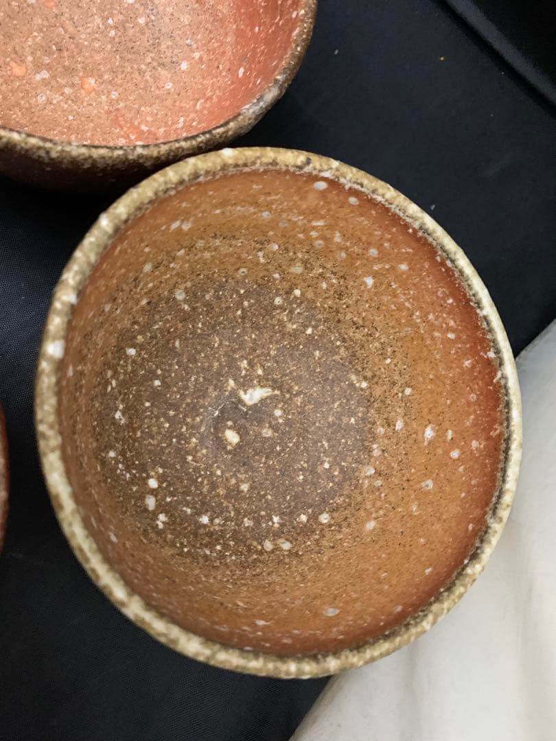 信楽焼　高橋春斎　小鉢　5客　栞共箱付