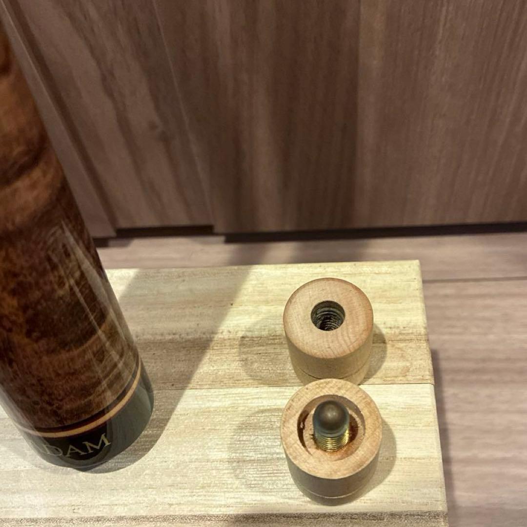 ADAM ビリヤード キュー XVⅡ 全長 約148㌢Hammerデニムケース付