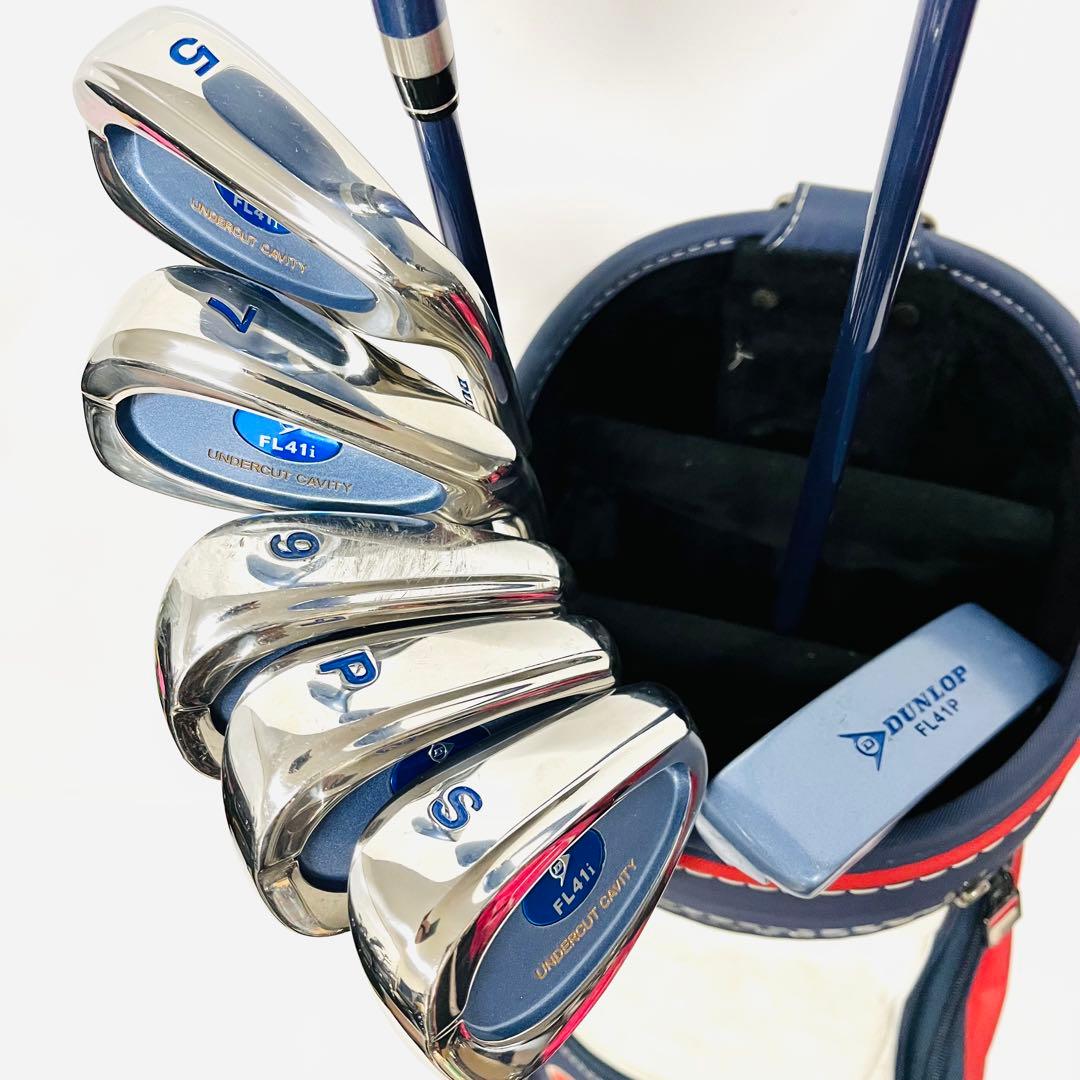 女性用　レディース　ゴルフセット　ゴルフ一式　フィラ　キャディバッグ　右利き　L