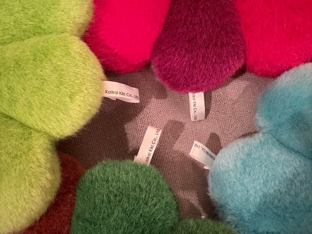 【4個セット】 村上隆 フラワー 花 クッション