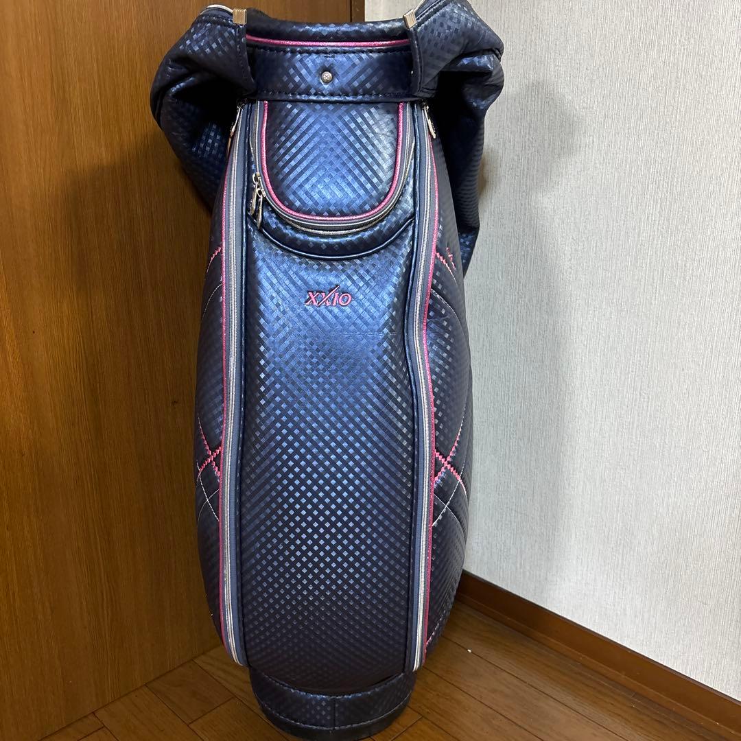 XXIO ネイビー キルティングキャディバッグ