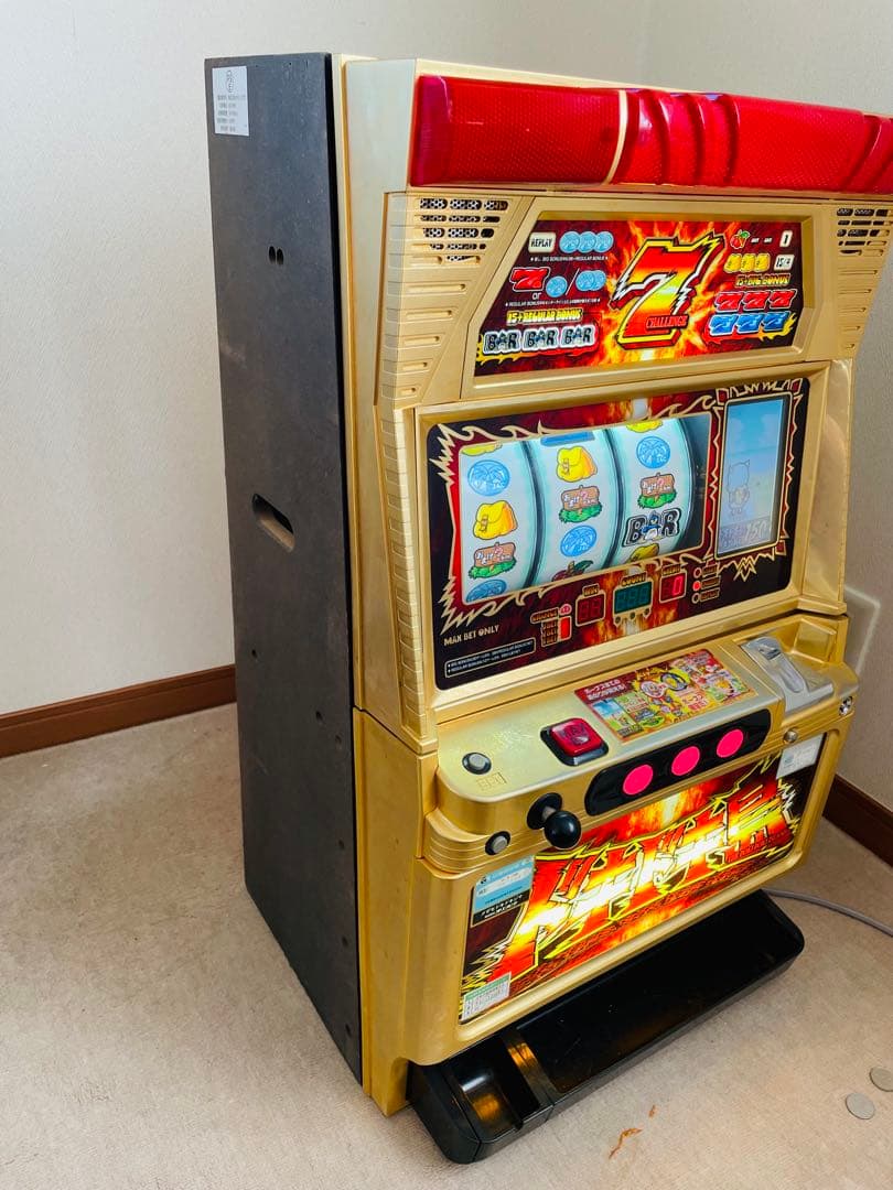 【希少】 パチスロ 実機 めざせドキドキ島 4号機