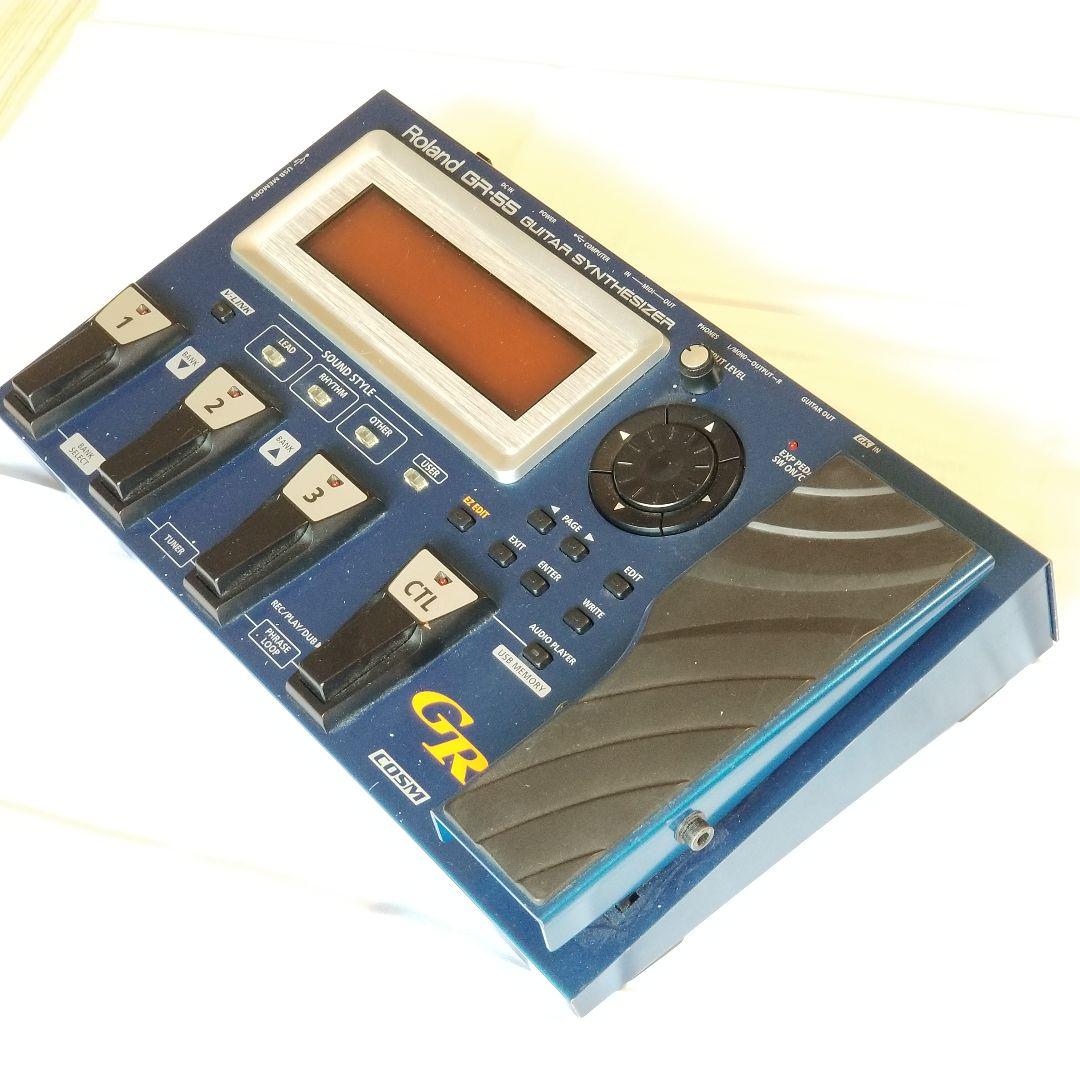 Roland GR-55 ギターシンセサイザー 取説/ケース付 動作確認済み
