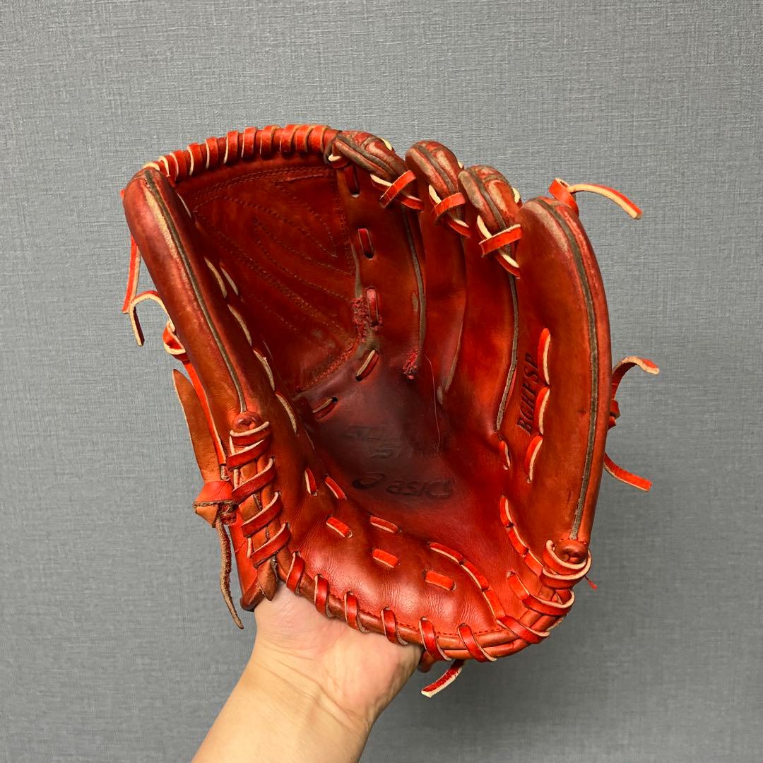 1146 アシックス キップレザー 型抜群 即戦力 硬式 投手用グローブ