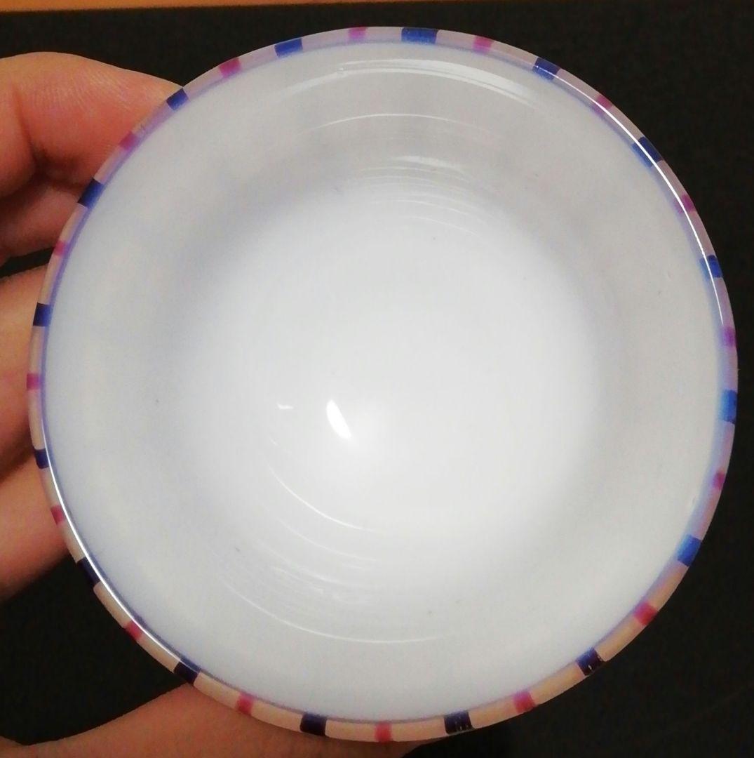 由水常雄作　ガラス　ファンシード　ベニス　ぐい呑　共箱　酒器