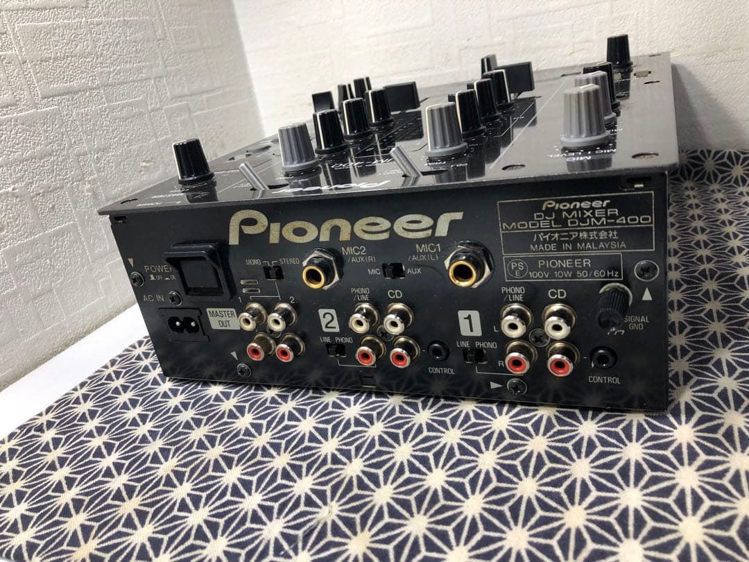 pioneer dj パイオニア　DJM-400 縦横フェーダーメンテナンス