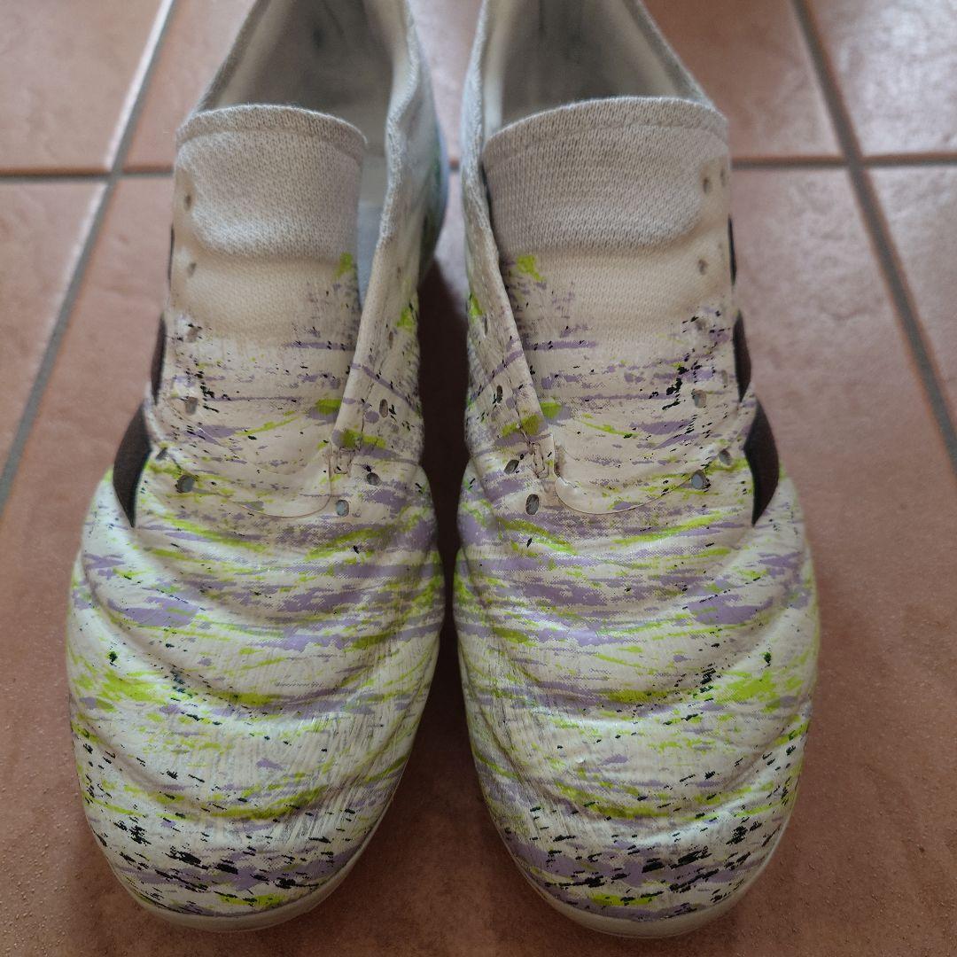 adidas サッカーシューズ ホワイト/イエロー/ブラック