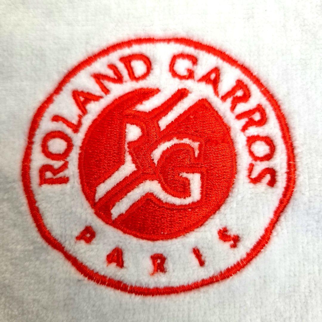 特大新品ローラン・ギャロス(全仏オープン)テニスラケットベルベット仕様バスタオル