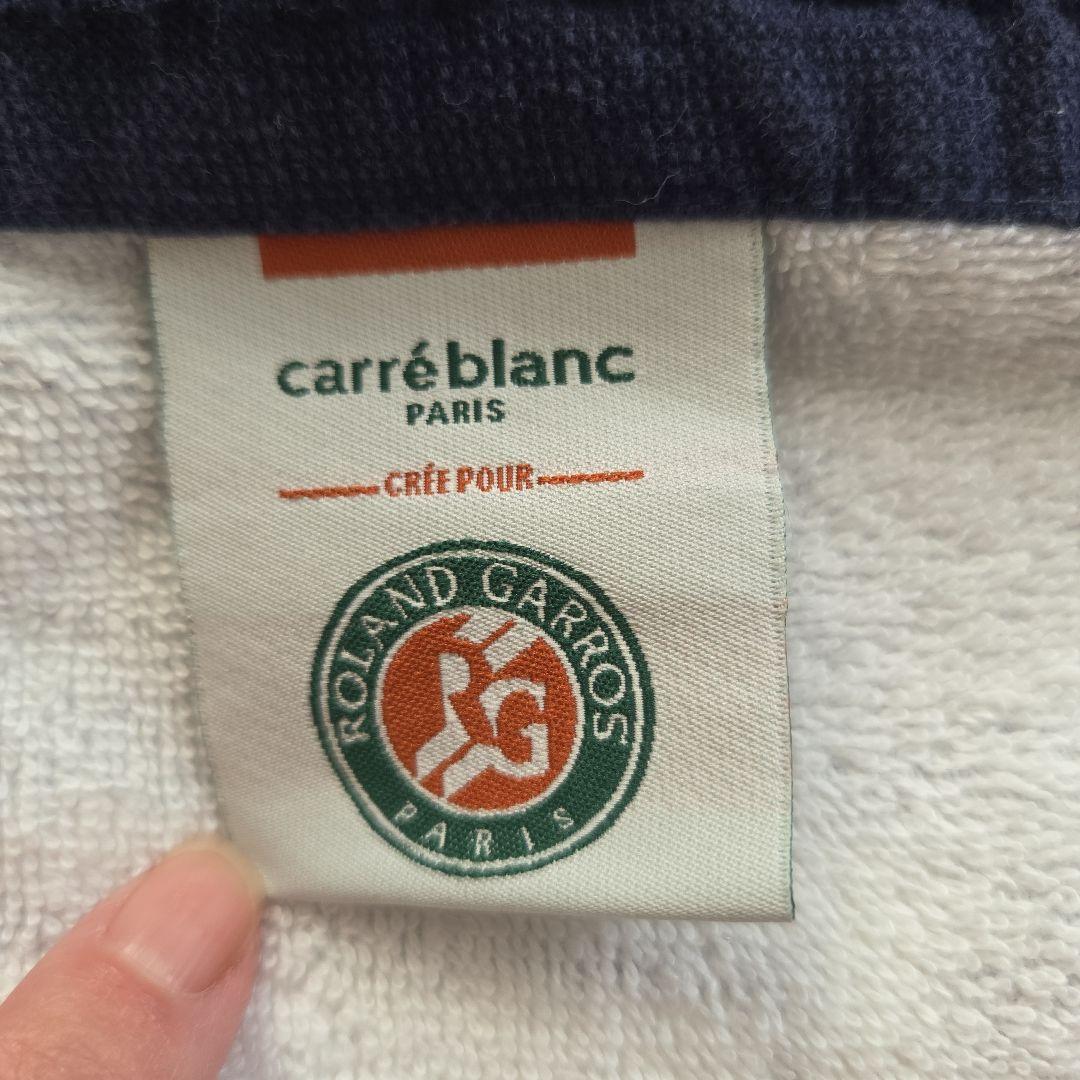 特大新品ローラン・ギャロス(全仏オープン)テニスラケットベルベット仕様バスタオル