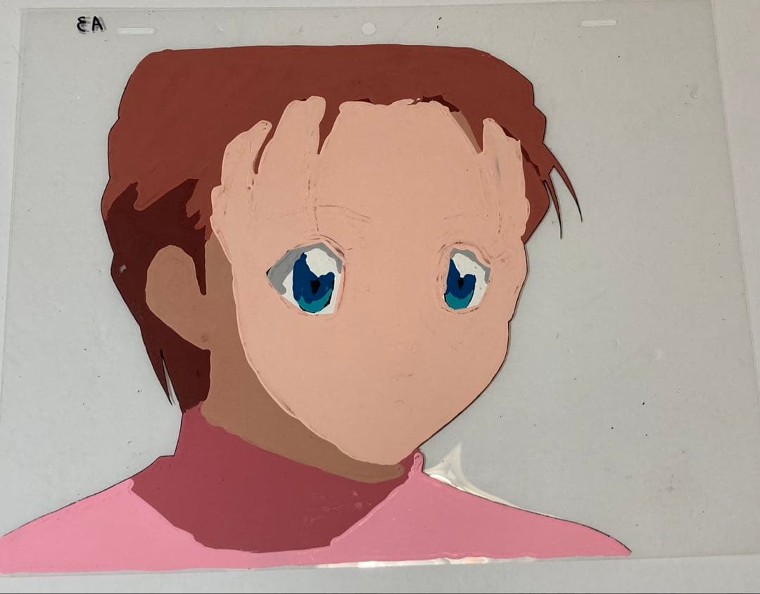 c８０　中判ハンターハンターセル画【ミト】動画.背景画付き