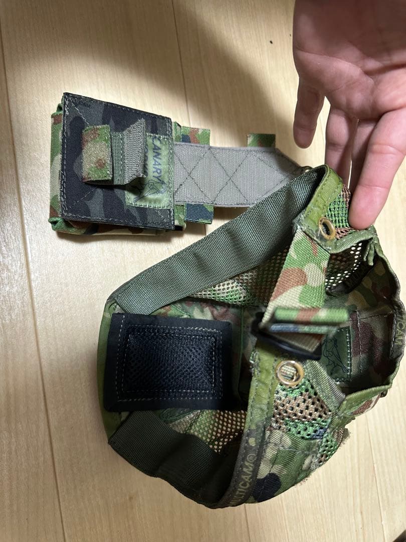 NVGキャップ　陸自迷彩　AN/PVS ナイトビジョン　暗視眼鏡