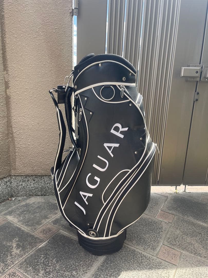 JAGUAR キャディバッグ ブラック/ホワイト