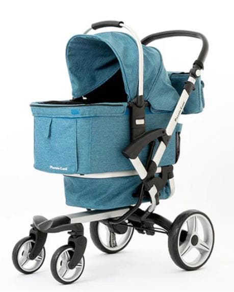 VENTO ピッコロカーネ ベント ペットカート 多機能 大容量収納 ブルー