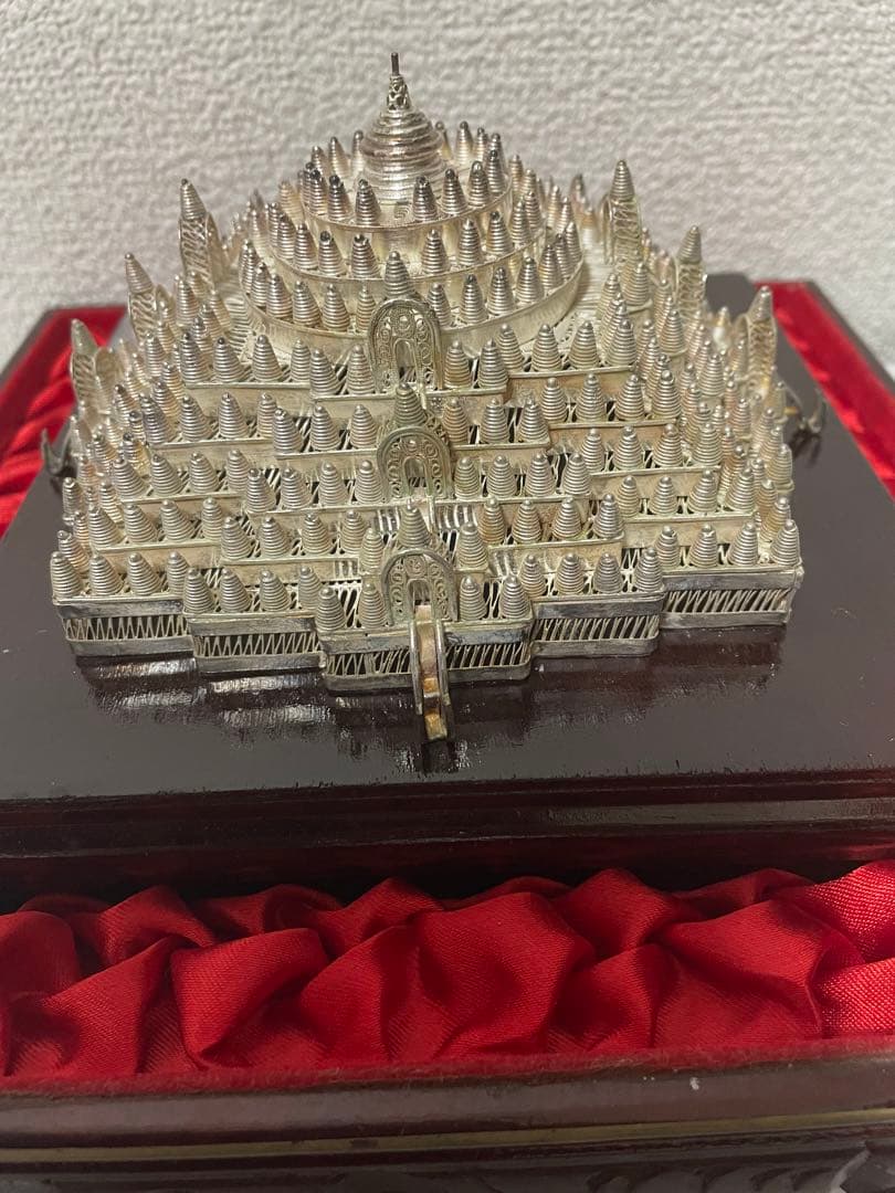 銀細工 シルバー925　仏塔　淨重量275g