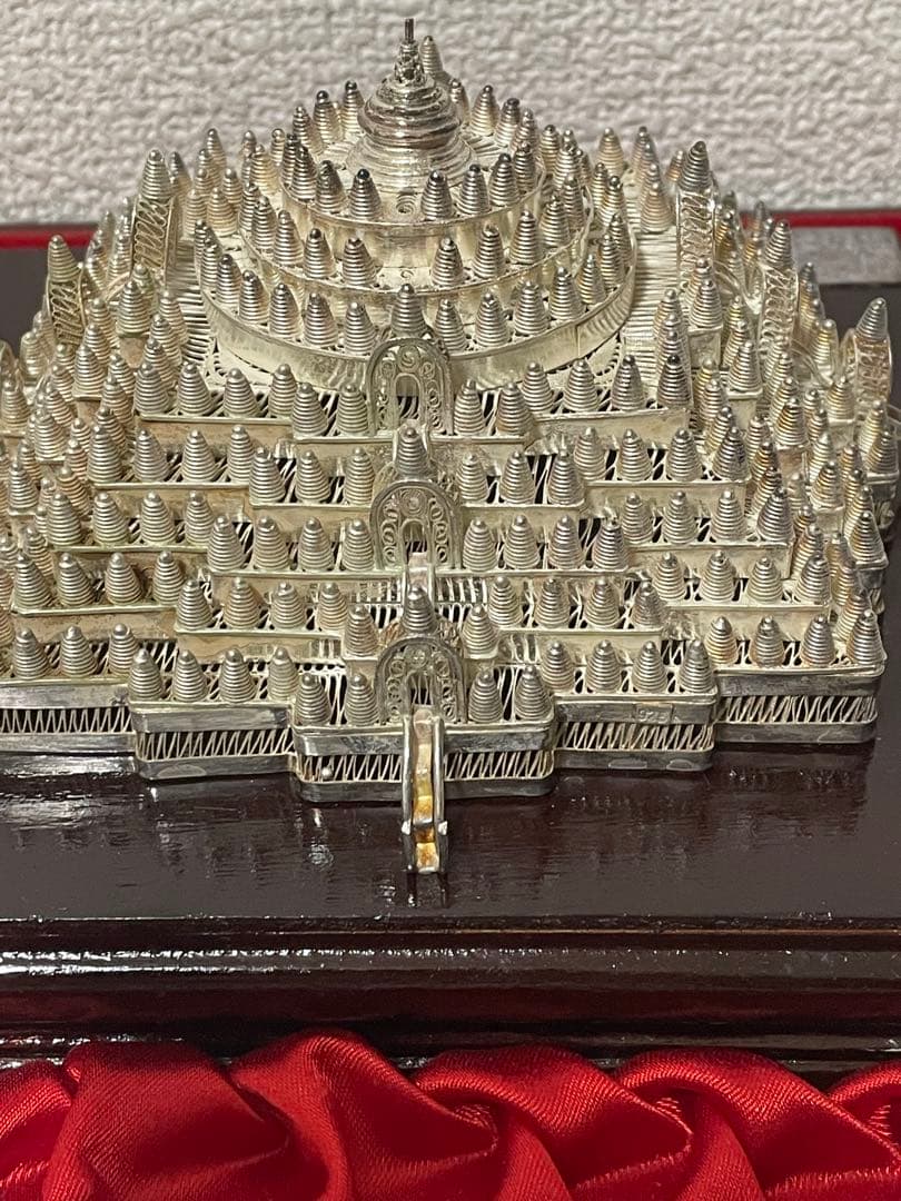 銀細工 シルバー925　仏塔　淨重量275g