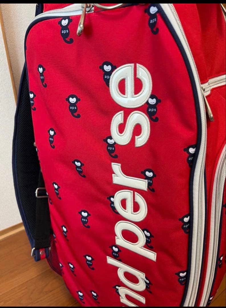 and per se ゴルフキャディバッグ レッド