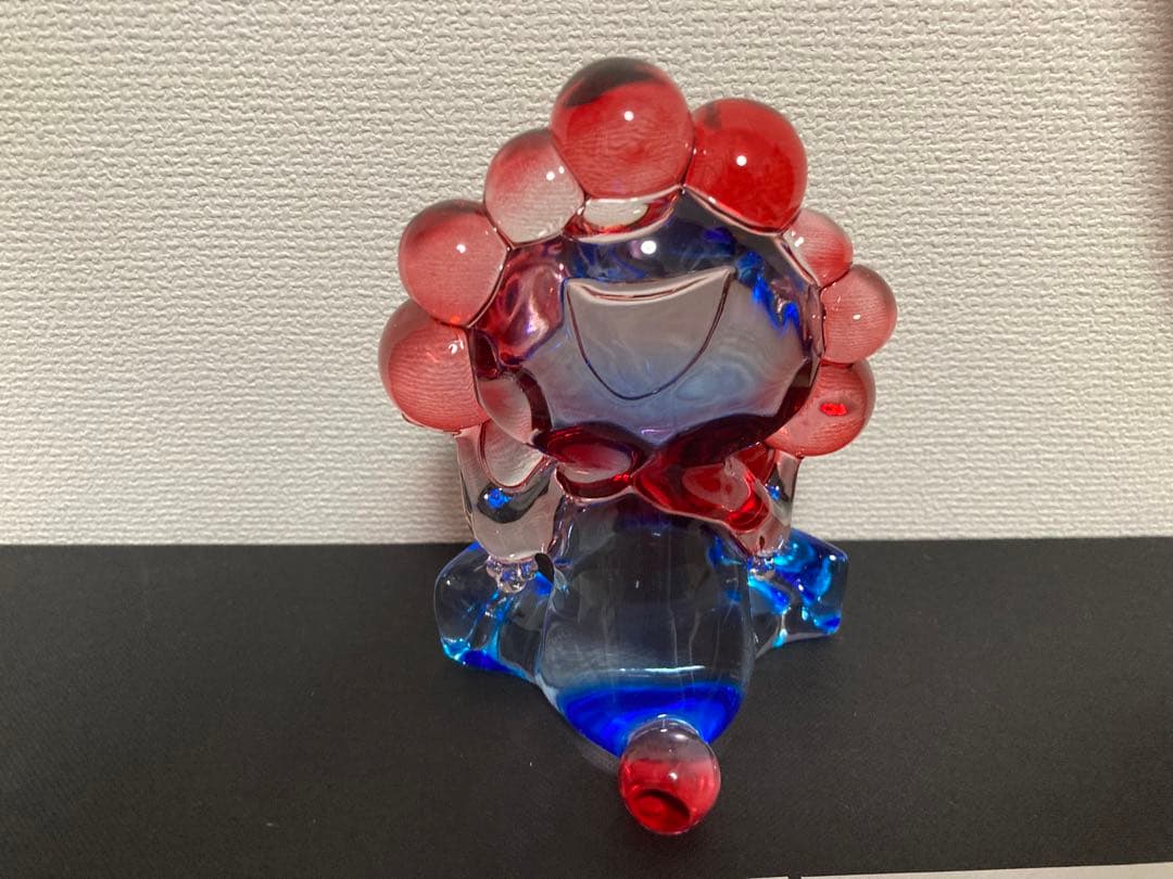 ミャクミャク　クリアフィギュア(レッド×ブルー)バイオマスプラスチック製