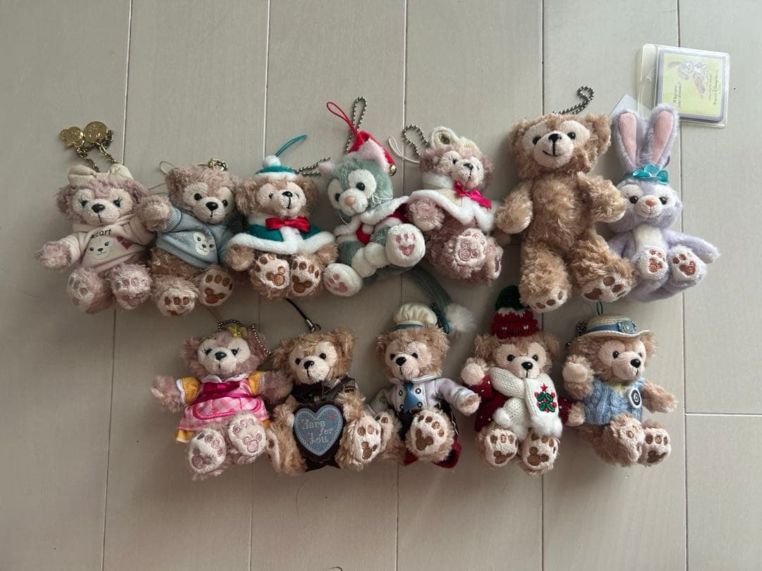 Disney ぬいぐるみストラップ 12個セット