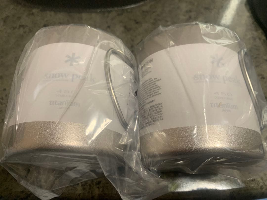 【新品】 peak チタンダブルマグ450 MG-153 2個セット