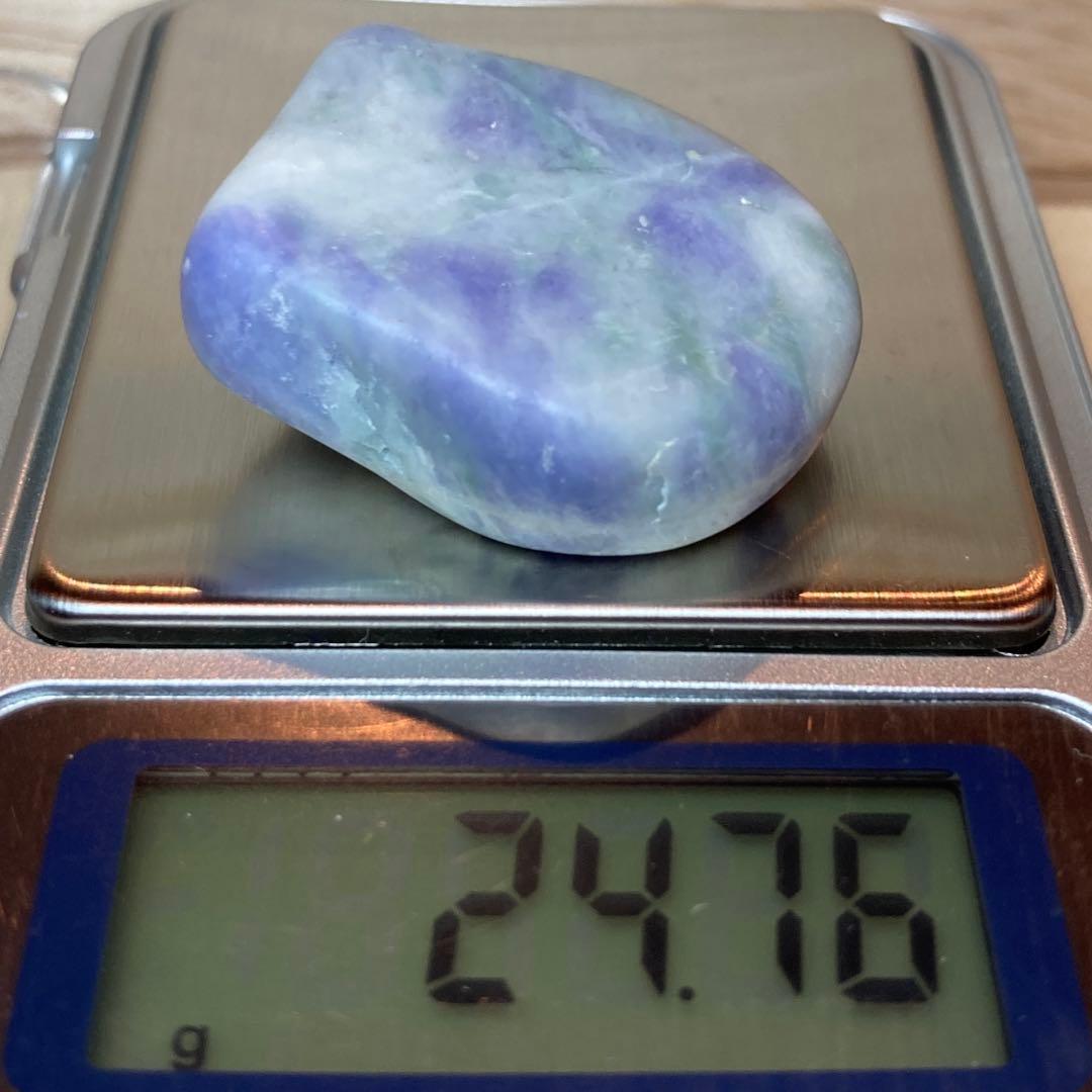 【Premium】糸魚川翡翠　小滝・ヨシオ　ラベンダー翡翠　原石　24.7ｇ