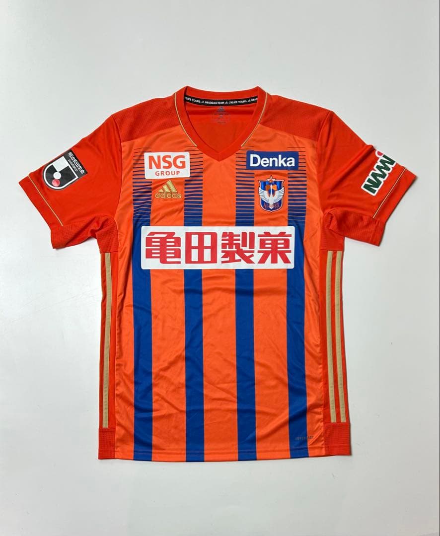 アルビレックス新潟　adidas 遠藤凌 #26 サイン入り　サッカーシャツ　O