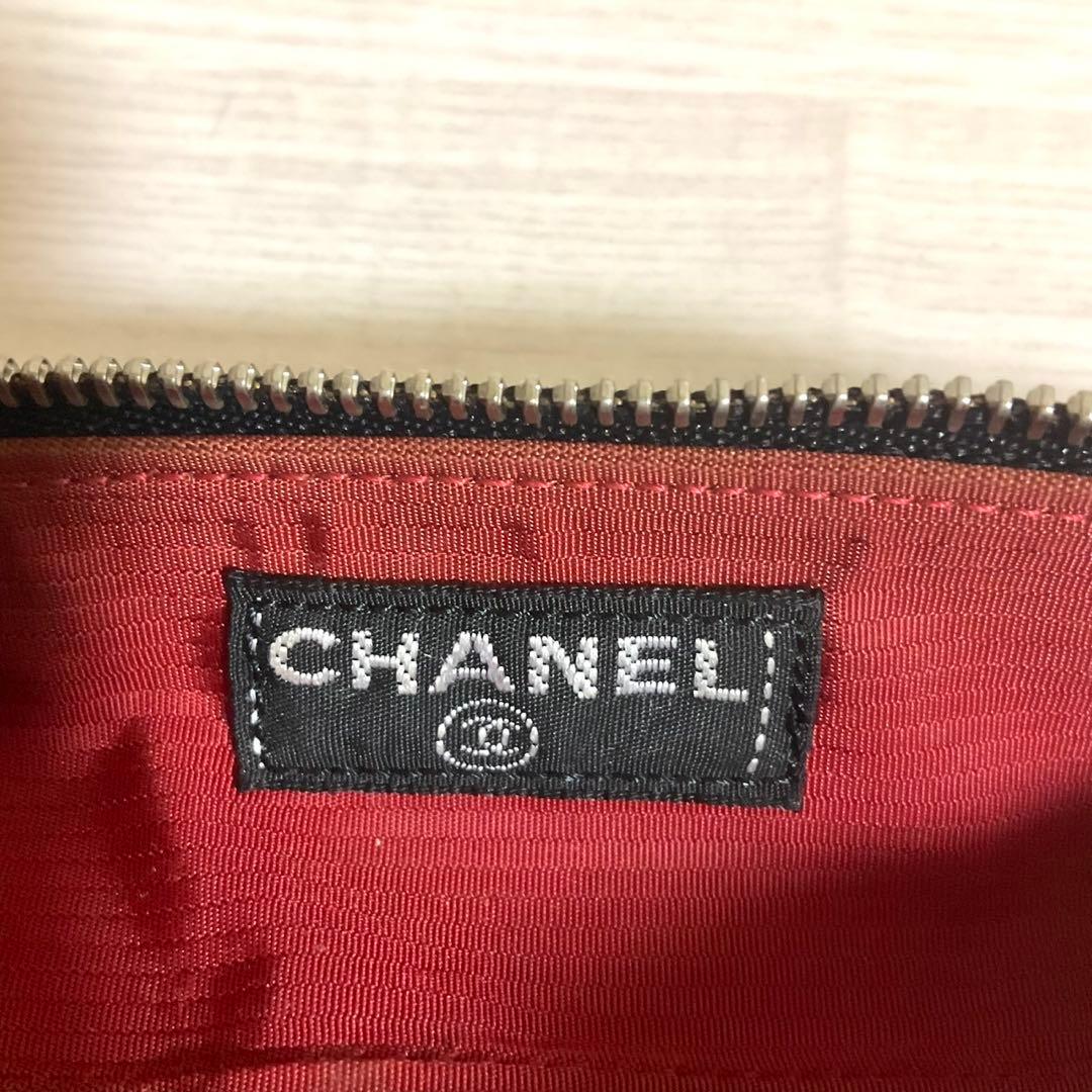 CHANEL シャネル トラベルライン ペンケース 黒 ヴィンテージ