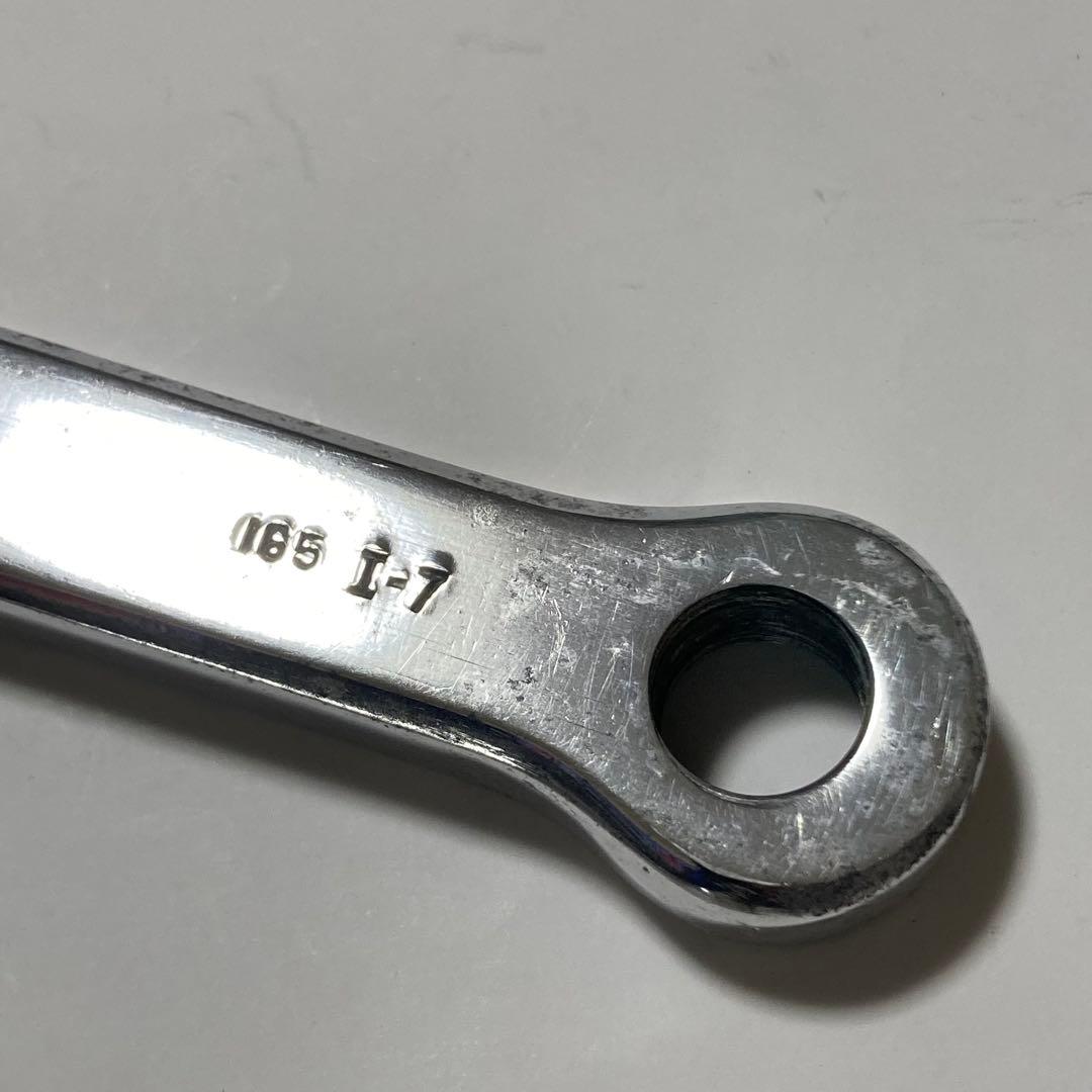 スギノプロダイナミッククランクセット165mm(ポリッシュ)クランクキャップ付