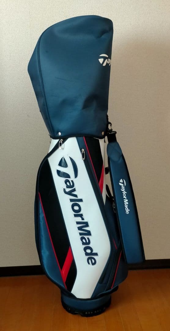 キャディバッグ　テーラーメイド　トゥルーライト　ネイビー　レッド　ブラック