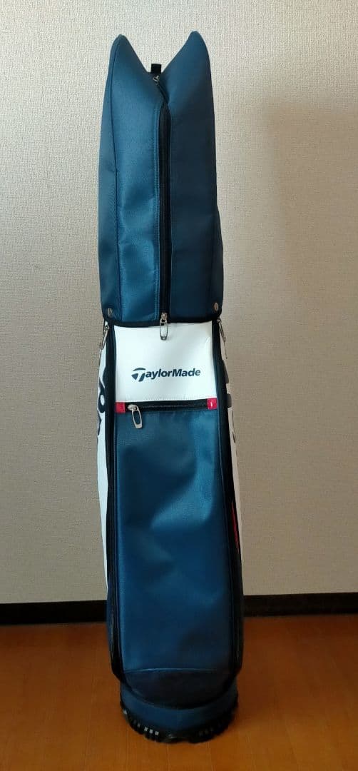 キャディバッグ　テーラーメイド　トゥルーライト　ネイビー　レッド　ブラック