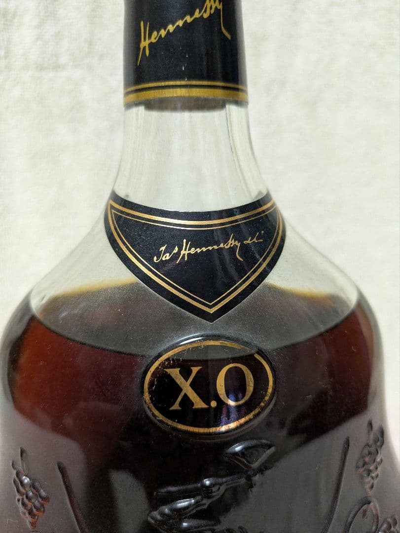 古酒HennessyヘネシーXOコニャック700ml40%金キャップ コルク壊れ