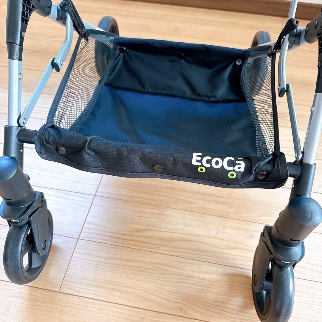 ECoCa エコカ ショッピングカート マイバッグ＋保冷バッグ付 ブラック