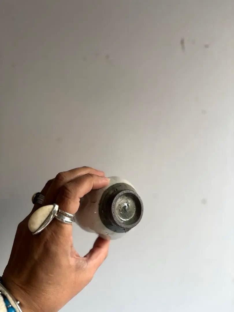 777 民芸 民陶 唐津焼 中里隆 粉引 瓜型湯呑み 3点組 美品