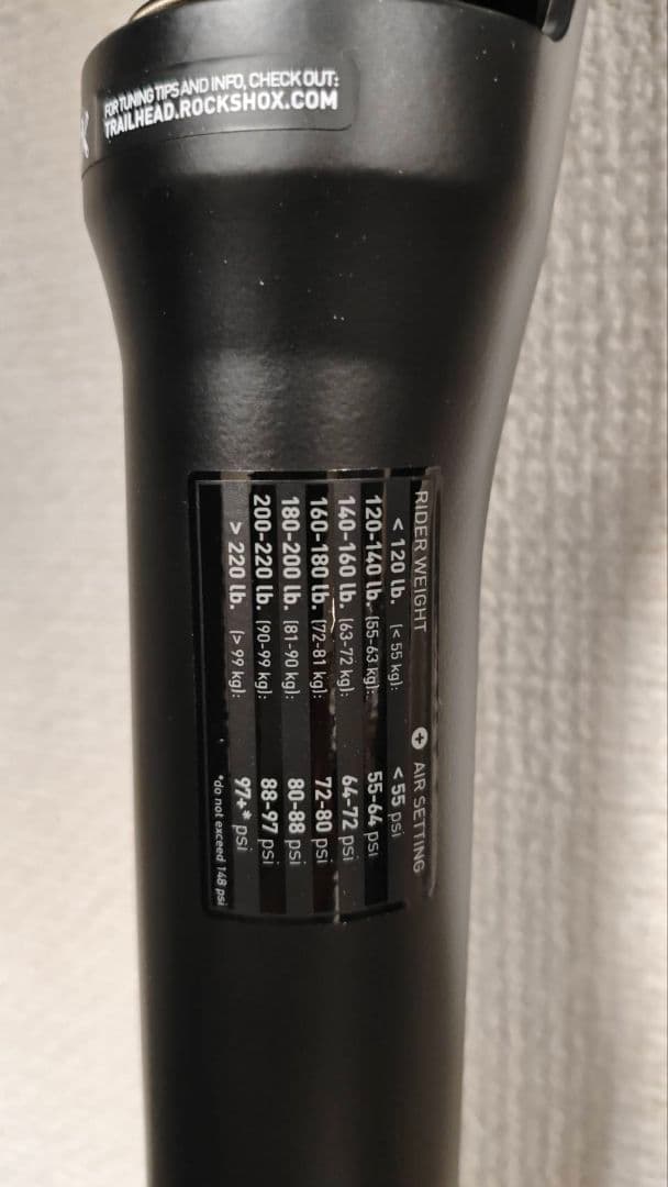 パーツ ROCKSHOX DOMAIN RC 1-1/8,1.8 160mm 29er