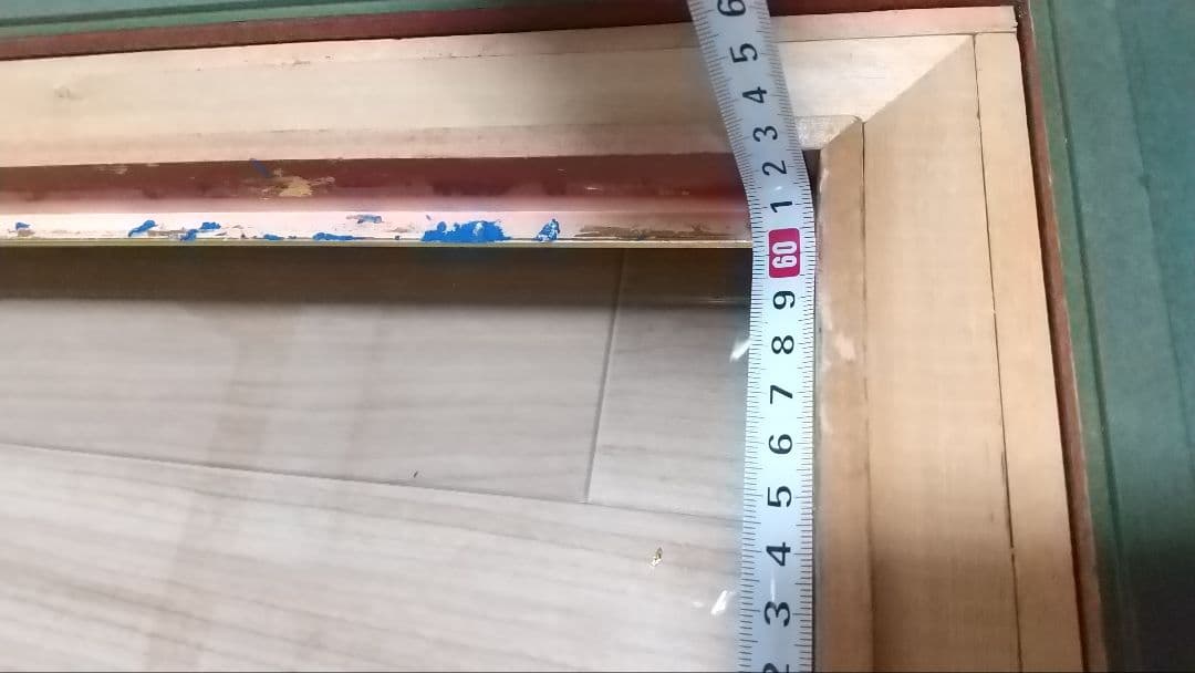 油絵用　アンティーク風　額縁　ガラス製パネル　金　ゴールド　豪華