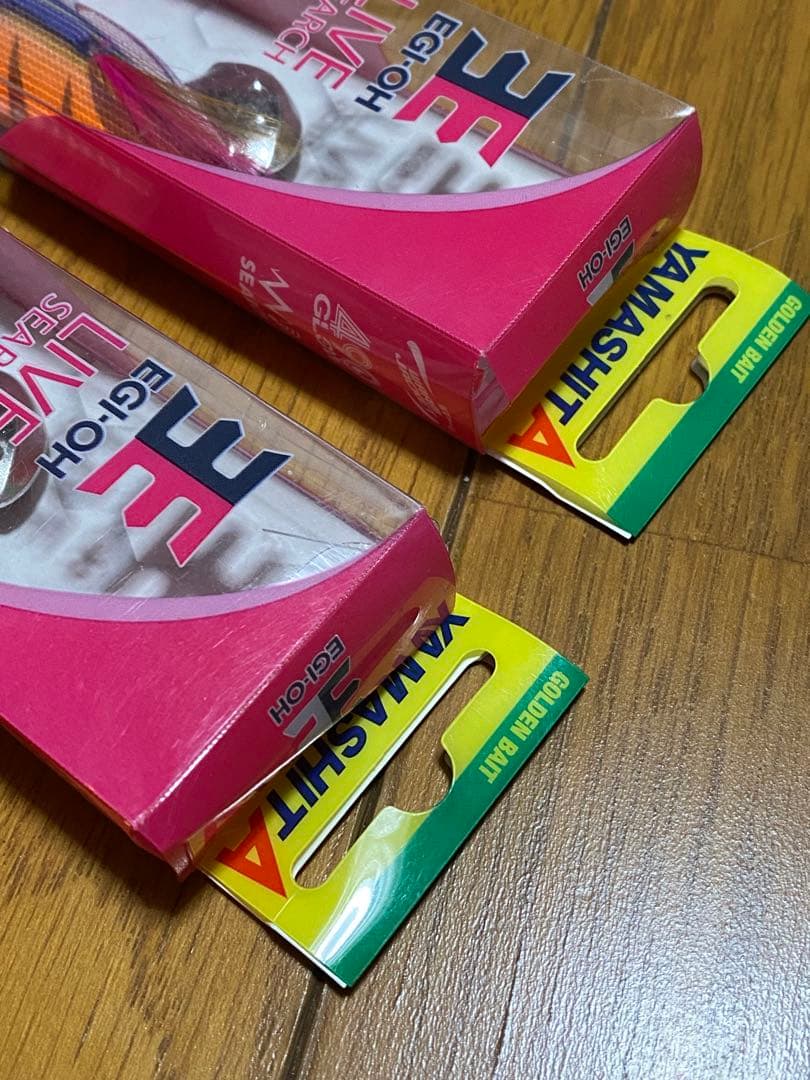 廃盤　ヤマシタ　エギ王ライブサーチ7本セット　エギケース付き