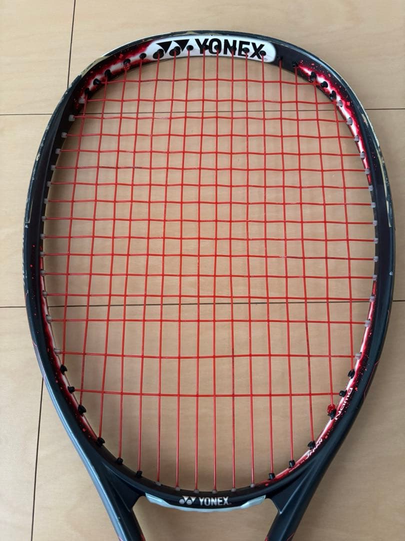 YONEX 軟式用テニスラケット 黒/赤