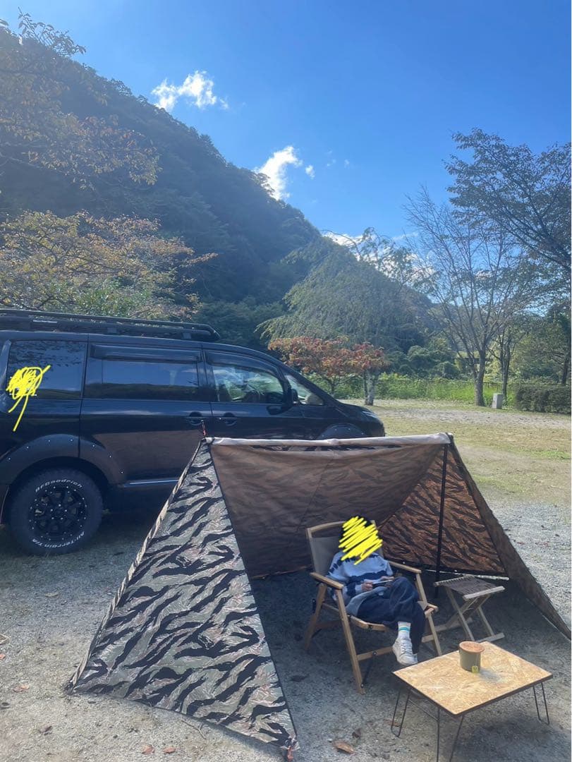 タイガーラモ　パップテント　ソロキャンプ