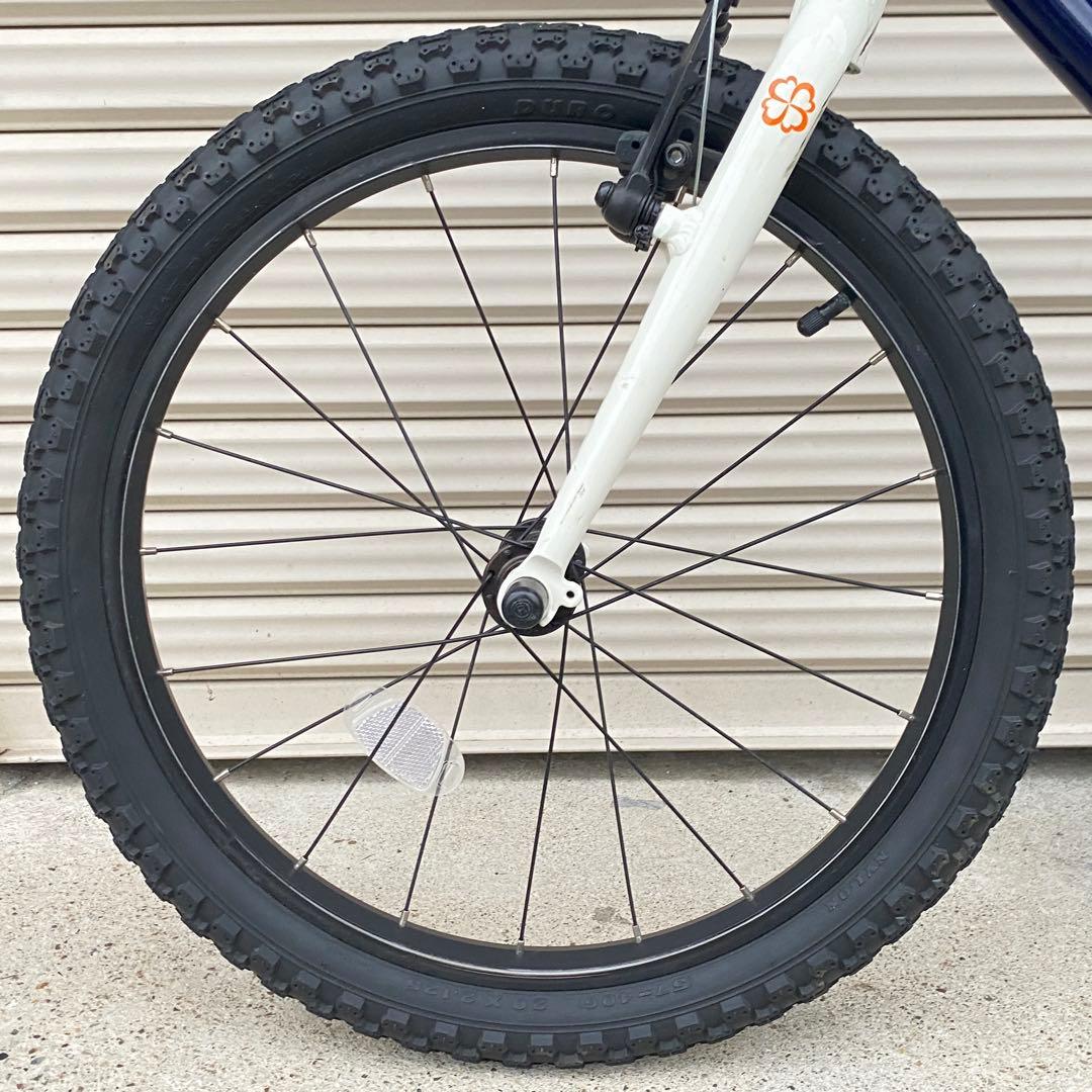 wkem  ヨツバサイクル ZERO 20 キッズ用子供用自転車 ネイビー