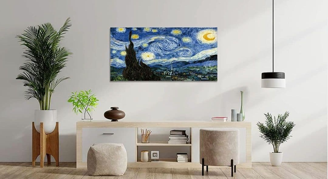ファンゴッホの人気な星月夜の絵画・50*80