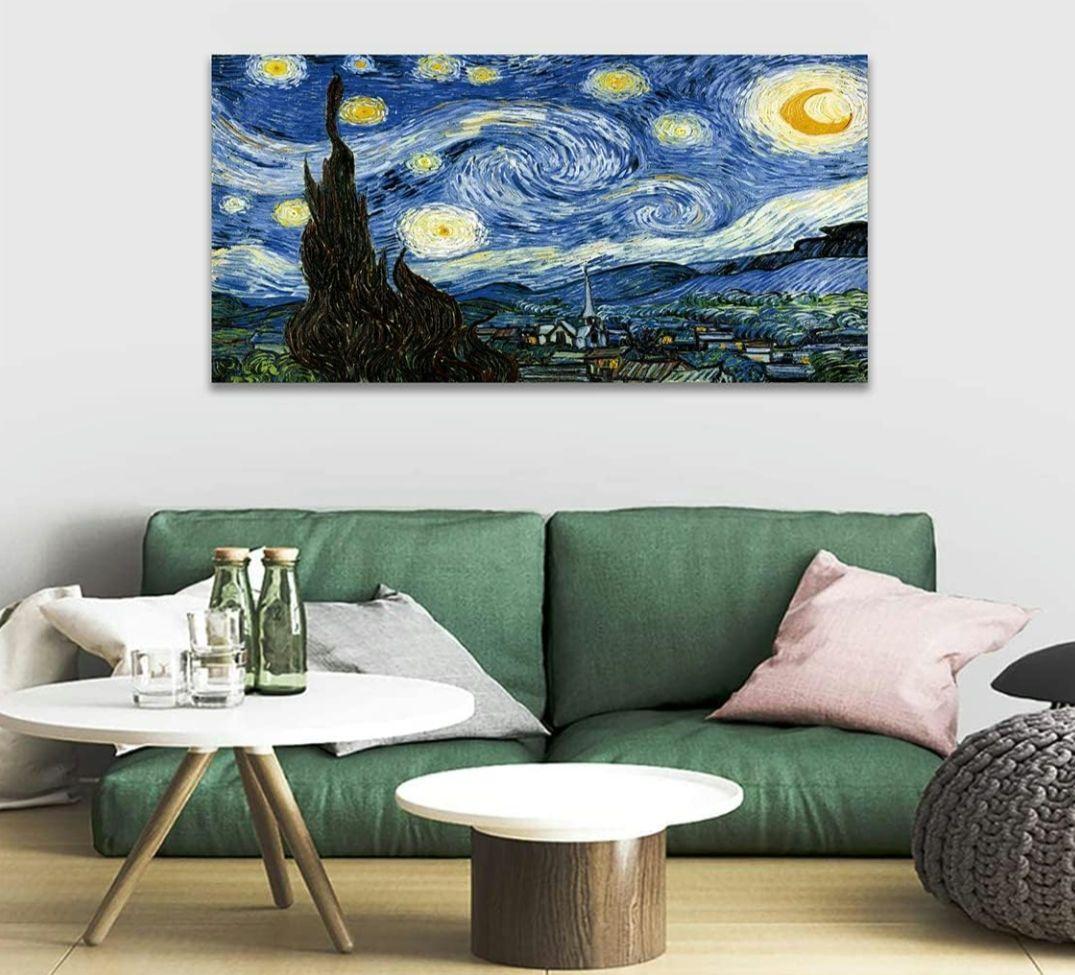 ファンゴッホの人気な星月夜の絵画・50*80