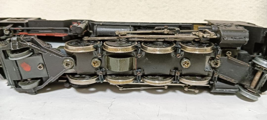 HOゲージ アダチ Ｄ51重装備蒸気機関車、メンテナンス済