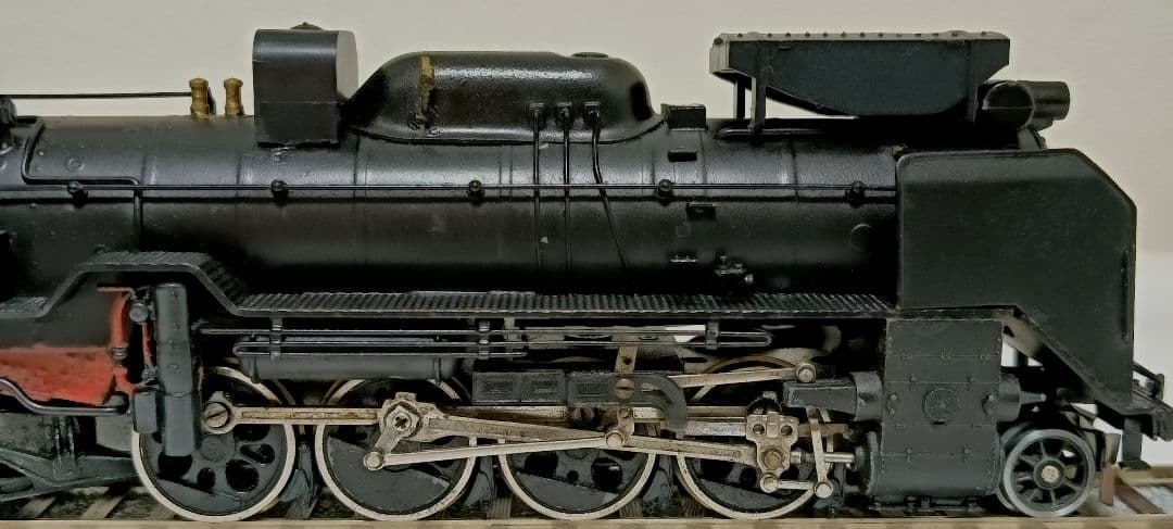 HOゲージ アダチ Ｄ51重装備蒸気機関車、メンテナンス済