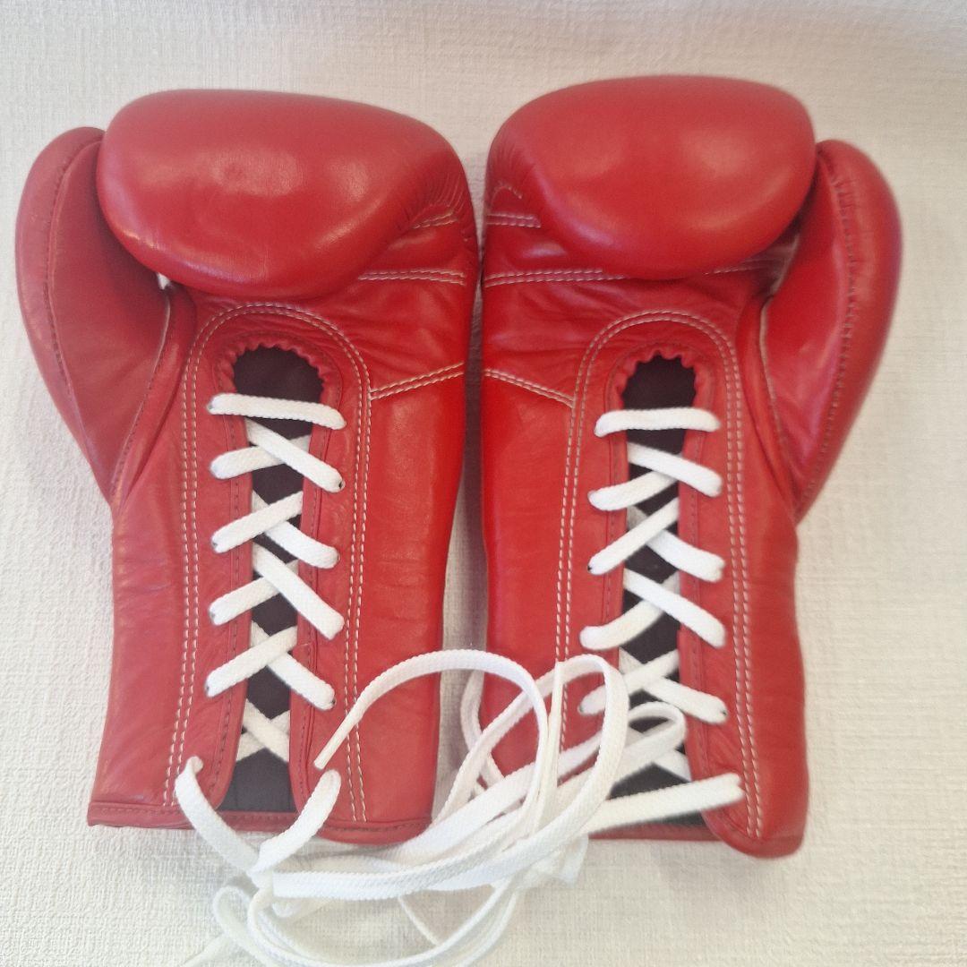 WINDY ボクシンググローブ 8oz 赤 中古・美品②