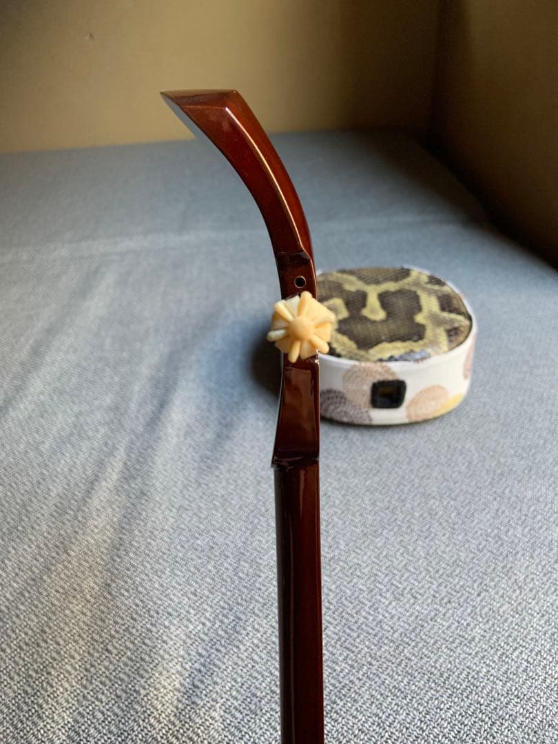 沖縄三線　知念大工型　ゆし木実　スンチー塗り